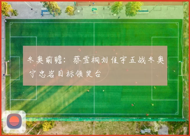 冬奥前瞻：蔡雪桐刘佳宇五战冬奥 宁忠岩目标领奖台